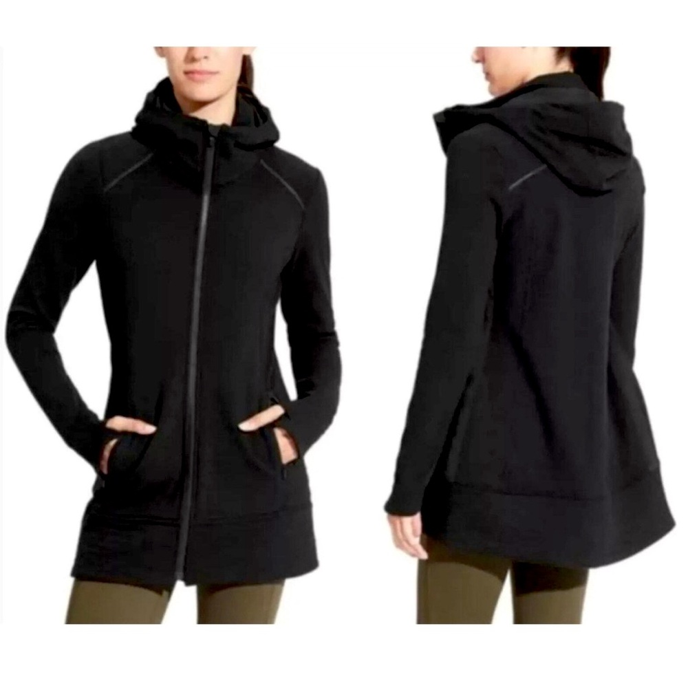 Athleta Cya long strong full zipper hoodie jacket